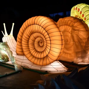 Chinese Silk LED Lanterns Waterproof Animal Shapes Outdoor Festival Decorations Halloween Thanksgiving Day Christmas New Year