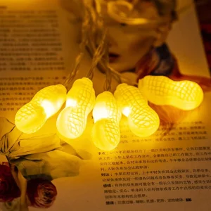 Chinese Style Red Joyful Atmosphere Scene Decoration with Colorful Lights Suitable for Holiday and Christmas Decoration Lights