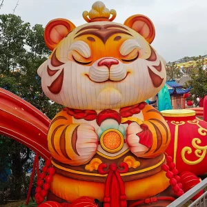 Chinese Traditional Festival Electric Lantern For Diwali And Thanksgiving Lights Show