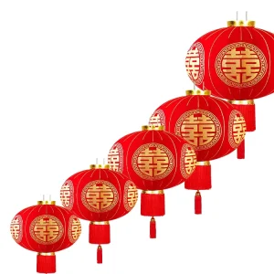 Chinese Traditional Festival Lantern Waterproof Lantern Red Lantern for Home Decoration Chinese New Year