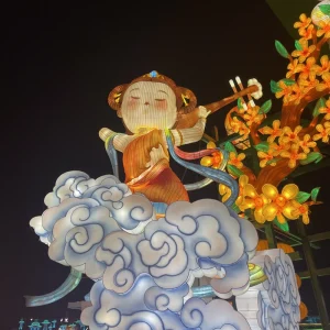 Chinese Traditional Lantern Festival Character Decoration New Year Lantern for Decoration