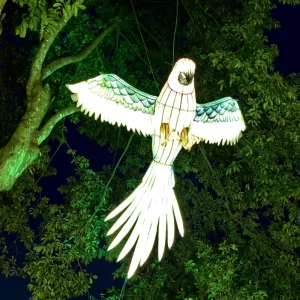 Chinese Traditional Silk Lantern Bird Festival Animal Decor for Parks for Easter Christmas Thanksgiving Factory Price 3D