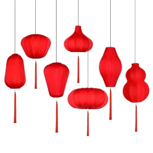 Chinese style Red Lanterns for Ramadan Wedding Outdoor Use Street & Restaurant Decorations