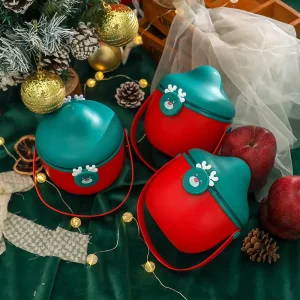 Christmas Apple Gift Box Plastic Christmas Gift Box Gift Packaging Supplies Packaging Tools Holiday Celebration New Products