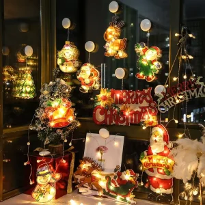 Christmas Battery Operated Hanging Lights for Tree and Fireplace
