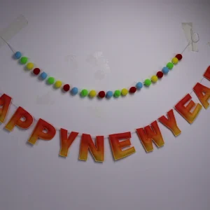 Christmas Circle Felt Hanging Ornaments Machine Made Full Color Decorations Suitable As Gifts for Family Gatherings or Parties