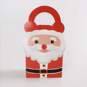 Christmas Cookie Cardstock Boxes White Paper Bakery Style Dessert Packaging