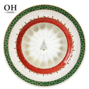 Christmas Day Halloween Day Thanksgiving Day New Years Festival Tableware Charger Plate Wedding Rental Event Plant