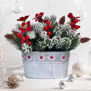 Christmas Decor Centerpiece Design With Seasonal Elements For Festive Home Decoration Display
