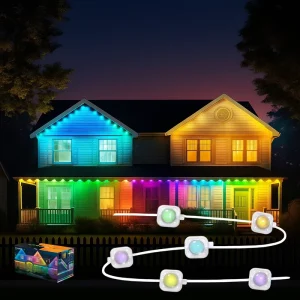 Christmas Decor RGB Christmas Decorations Dimmable Holiday Lighting