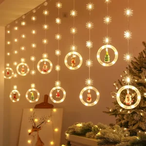Christmas Decoration Lights Ornament Tree Lights Merry Christmas LED Christmas Lights With Free Color Box