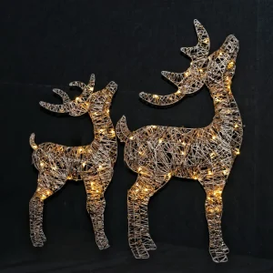 Christmas Decoration Luminous Elk LED Lights String Ornaments Party Atmosphere Decoration Arrangement Holiday Supplies