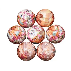 Christmas Decorations Ornaments DIY Small Tree Balls Desktop Display Window Model 75-008 Gift Box No Printing