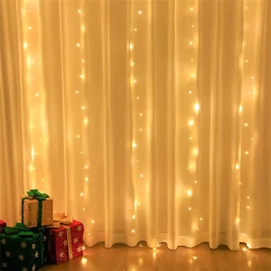 Christmas Fairy Lights Festoon Led String Lights Twinkle Garland on Window Curtain Indoor Decoration Halloween Wedding Light