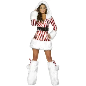 Christmas Festival Dress Women Cosplay Christmas Costume Carnival Party Wear Sexy Christmas Dress With Hat