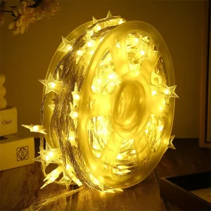 Christmas Garland Light Led String Fairy Light Festoon Lamp Outdoor Decorative Lighting for Wedding Party Xmas Crafts