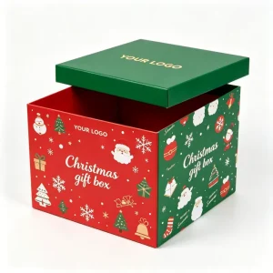 Christmas Gift Box Luxury Holiday Packaging Box with Lid Blind Box for Candy Festival Celebration Chocolate Gift Box