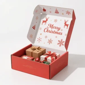 Christmas Gift Packaging Boxes Corrugated Cardboard Boxes for Packaging of Carefully Prepared Christmas Gifts