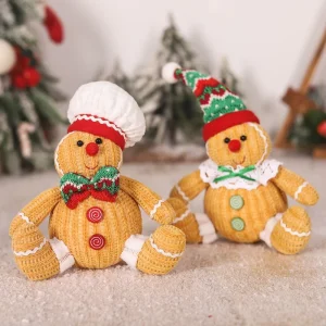 Christmas Gingerbread Design Decorations Hanging Ornament Cartoon Xmas Tree Pendant Gift Present Home Party New Years Decor