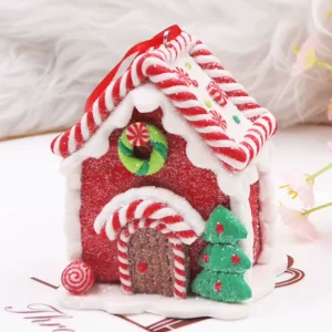 Christmas Hanging Ornaments for Christmas Tree, Gingerbread House
