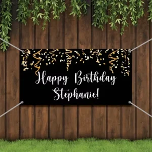 Christmas Holiday Custom Printed Portable Vinyl Banner Design Hanging Store Advertising Party Decor Banner with Logo