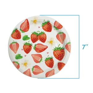 Christmas Holiday Fruit Macaron Theme Tableware Purple Paper Cup and Plate Set