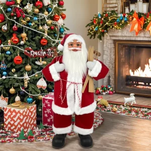 Christmas Indoor Santa Claus Ornament Popular Traditional Holiday Decorations Factory Supply 30cm 45cm 60cm 90cm 120cm New Bags