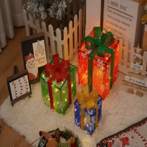 Christmas LED Night Light Remote Manual Control Battery Powered Festival Home Decor Gift Ornament