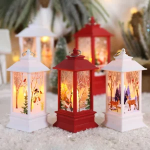 Christmas Lantern Table Light and Tree Ornament