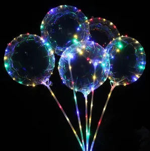 Christmas Led Bobo Plastic Balloons Decoration