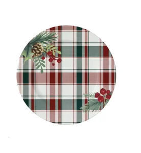 Christmas Melamine Dinnerware Plate Serving Food Platter for Home Use Restaurant Tableware Fruit Plates