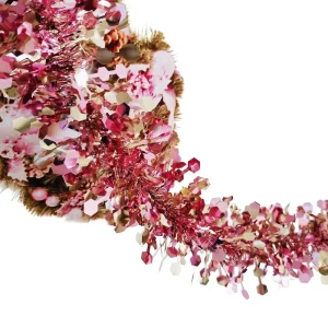 Christmas New Year’s Day Atmosphere Decoration 2 Meters Plastic Flowers Artificial Decoration Party Supplies