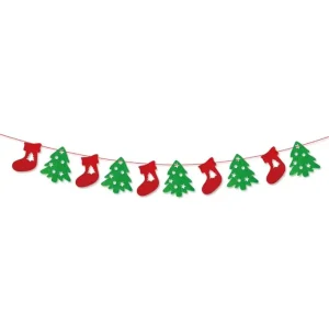 Christmas Non Woven Banner Merry Christmas Hanging Ornament