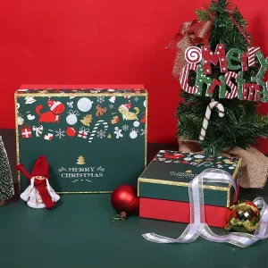 Christmas Ornament Gift Packaging Boxes with Lids