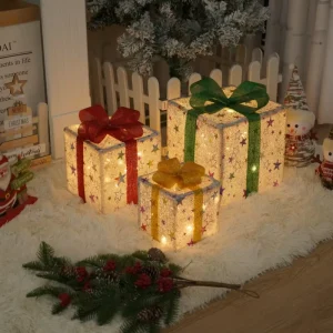 Christmas Ornament Light Remote Control Button Switch Battery Operated LED Night Light Home Festival Decor