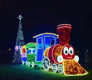 Christmas Outdoor Decorative Lights LED Arches Large Ornaments Festival Lights