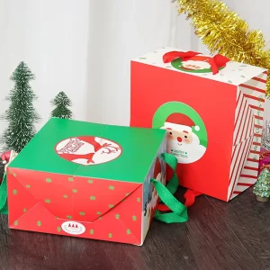 Christmas Packaging Gift Boxes Luxury Lovely Portable Christmas Gift Box