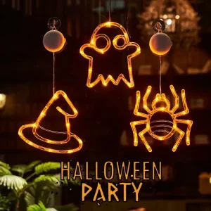 Christmas Party Holiday Decorations Pumpkin Horror Lights Halloween LED Decorative Lights