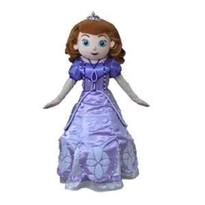Christmas Party Princess Mascot Costume for Women Halloween Cosplay Dress