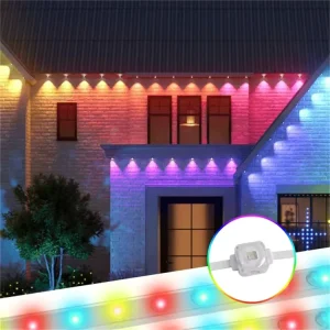 Christmas Permanent LED Light Waterproof RGB Color Changing Remote App Control Outdoor Indoor Use Decoration