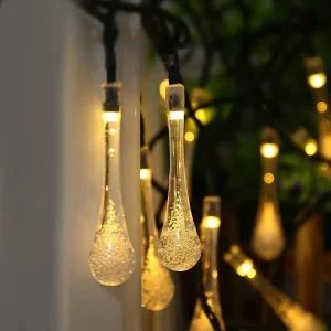 Christmas Ramadan Wedding Festivals Holiday Outdoor Party Diwali Festoon Tree Solar LED Fairy Lights