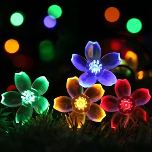 Christmas Ramadan Wedding Festivals Holiday Outdoor Party Diwali Festoon Tree Solar Lighting Decoration LED Outdoor Wall