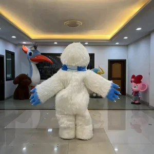 Christmas Snowman Character Costume Festival Celebration Attire Full body Snowman Mascot Set Cute Cartoon Role Play