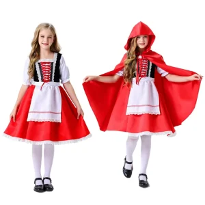 Christmas Stage Performance Costumes Dancer Christmas Suit Red Riding Hood