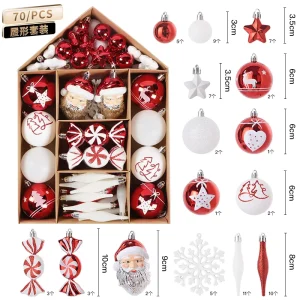 Christmas Tree Hanging Ornament Ball Set