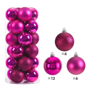 Christmas Tree Hanging Ornaments Christmas Decorations Christmas Ornaments Christmas Decorations 3cm 24pcs Christmas Ball Set