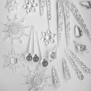Christmas Tree Snowflake Hanging Ornament