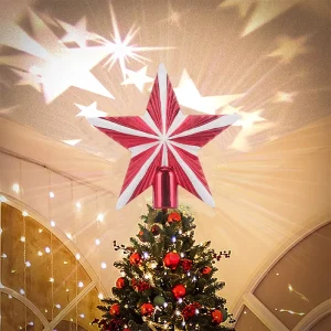 Christmas Tree Top Decorations 7.9 Inch Plastic Painted Christmas Tree Centerpiece Decorations Home Holiday Decorations