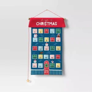 Christmas Wall Hanging and Calendar Decoration Festive Party Banners