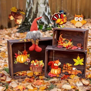Christmas Wooden Decorations Harvest Signs Hanging Decorations Wooden Handicrafts Home Decoration